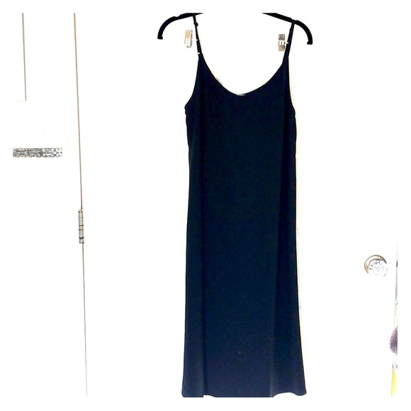 Sexy cute Nordstrom Little black slip dress small - Picture 3 of 5